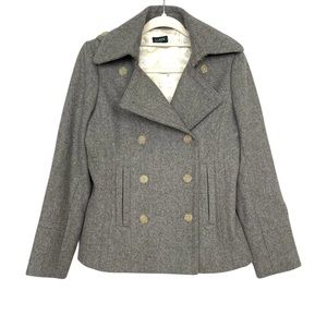 J.Crew gray Wool double breasted Pea Coat
